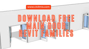 free main door revit families