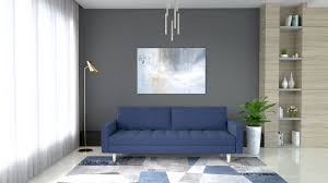 color couch goes with dark gray wall