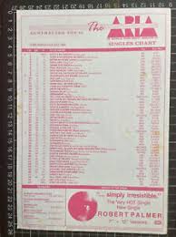 Details About Aria Top 40 Pop Music Chart 10 7 88 Australian Record Shop Flier Kylie Minogue