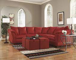 3 piece darcy loveseat sectional set in