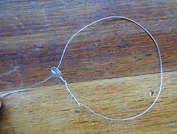 how to make a simple wire snare loop
