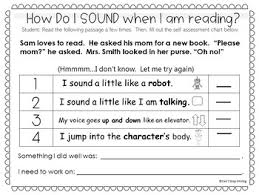 Self Assessment For Reading Self Assessment 2nd Grade