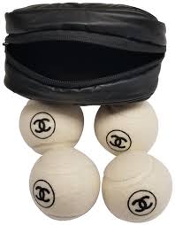 Whether you're a recreational tennis player or a competitive college athlete, we've got the tennis equipment you need to play your best on the court. Chanel White Black Tennis Balls Set Of Four With Quilted Case Tradesy