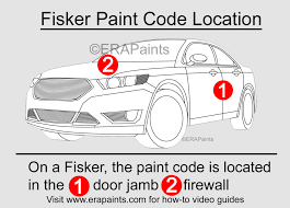 How To Find Your Fisker Paint Code