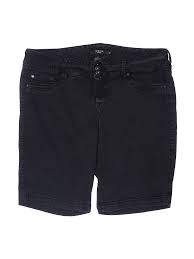 Details About Torrid Women Black Denim Shorts 22 Plus