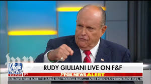 Mr giuliani used the news conference to amid widespread amusement on twitter, one user said the trump aide was sweating black goo. Rudy Giuliani S Wild Week Of Television Interviews Youtube