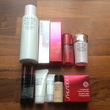 pending shiseido skincare makeup set