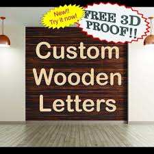 Wooden Letters Wood Letters Large