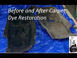 automotive carpet dye restoration