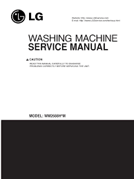 When this major appliance was purchased. Lg Front Load Washer Wm2487h Service Manual Washing Machine Electrical Connector
