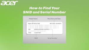 how to find your snid and serial number