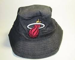 New Hat Mitchell Ness Bucket Nba Miami Heat Black Size S
