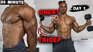 30 minute chest and tricep workout at