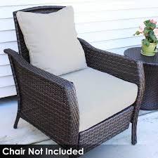 Deep Seating Outdoor Dining Chair Back