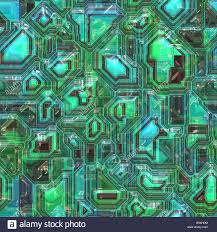 Abstract High Tech Circuitry Background Wallpaper Illustration Stock
