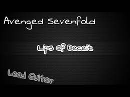 avenged sevenfold lips of deceit tabs