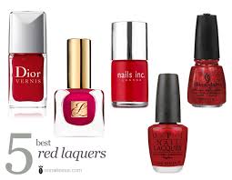 top 5 red nail polishes