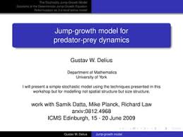 Jump-growth model for predator-prey ...