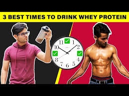 when to take whey protein for best