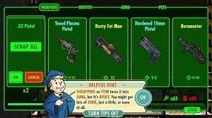 fallout shelter junk guide uses keep