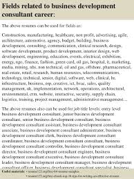 Top 8 Business Development Consultant Resume Samples