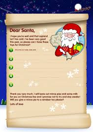 Free Santa Letters Send A Letter To Santa With Our Template