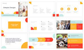 simple design free powerpoint template