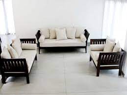 wooden sofa set