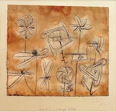 Bewegte Blüten von Paul Klee: hochwertiger Kunstdruck