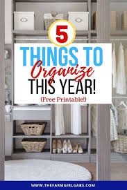 5 Things To Organize In The New Year