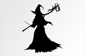 Witch Svg Silhouette Graphic By Ap Creative Fabrica