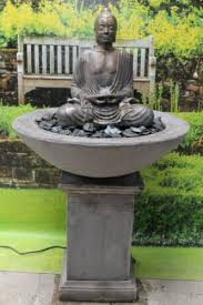 Large Serene Buddha Water Fountain On