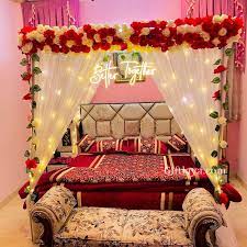 wedding bed decoration for couples