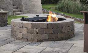 flagstone fire pit project kits at