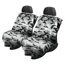 Camo Black Towel Seat Cover