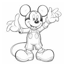 mickey mouse coloring pages masterbundles