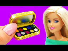 barbie doll makeup set diy for kids