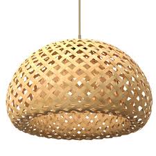 Bamboo Lamp Shade Pendant Light 312623