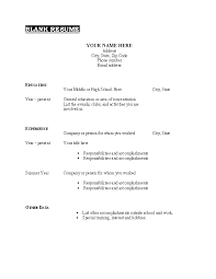 These resumes are available in the most popular formats, such as psd, ai, and indd. Printable Blank Resume Template Free Pdf Format Download Pdfsimpli