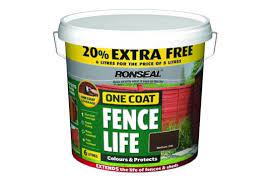 Ronseal One Coat Fence Life Dark Oak 9l