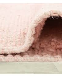 wool pink rug
