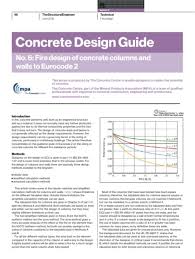 The criteria for cracking calculation are here extended to beams in flexure, for which the. Concrete Design Guide No 6 Fire Design Of Concrete Columns And Walls To Eurocode 2 The Institution Of Structural Engineers