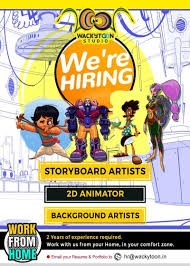 list of work from home animation jobs