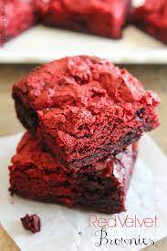 Red Velvet Cake Mix Brownies gambar png