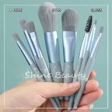 totuang 8 pcs makeup brush set portable