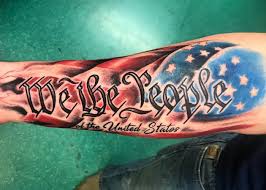 Even though there is no color in the design. Cool American Flag Tattoos For Men Men S Style