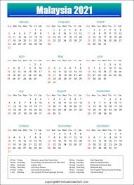 So, if you are planning to visit the place around this time, then it is important to know about chinese new year 2021 malaysia. Malaysia Holidays Calendar 2021