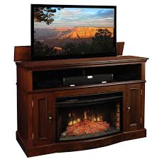 contemporary electric fireplace tv