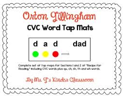 Recipe For Reading Orton Gillingham Worksheets Teaching
