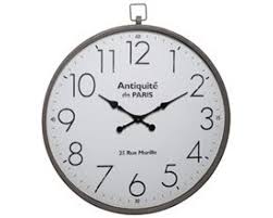 Extra Large Round Metal Wall Clock